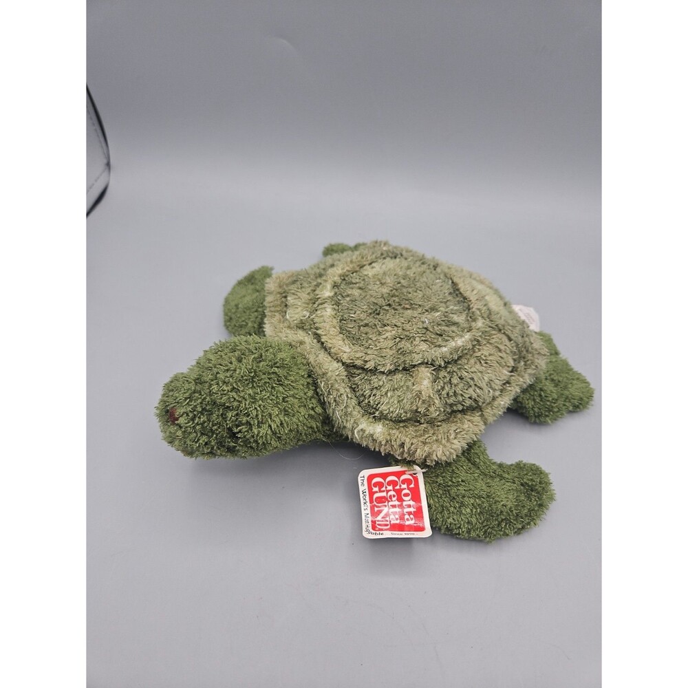 Vintage GUND Speedy Sea Turtle 32033 Green Plush Stuffed Animals Soft 1990s